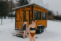 Le Festival des Saunas Mobiles démarque à North Hatley